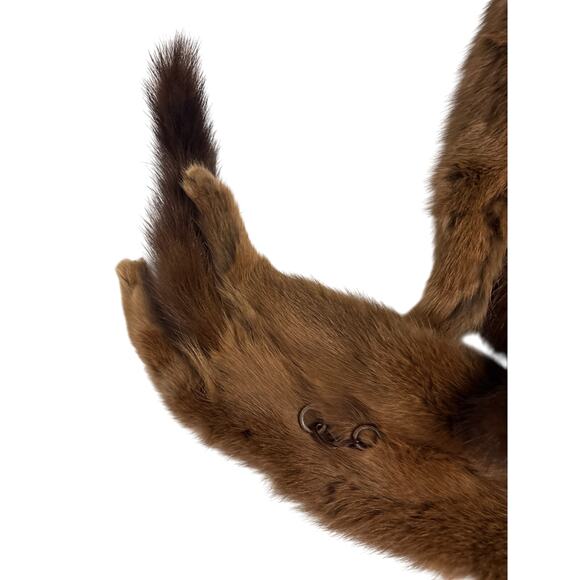 Wild Mink Pelts - Head, Legs, Tail Intact - Set of 3 - Picture 6 of 6